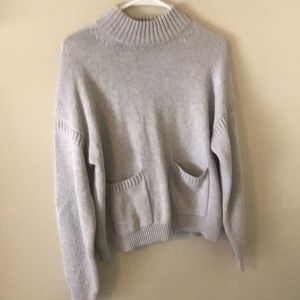 Cute J.Crew mock turtleneck with pockets!